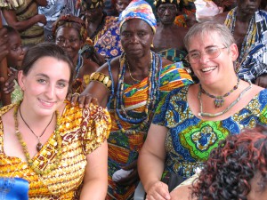Mel with Niece Megan and Queen mother Manye Mamiyu